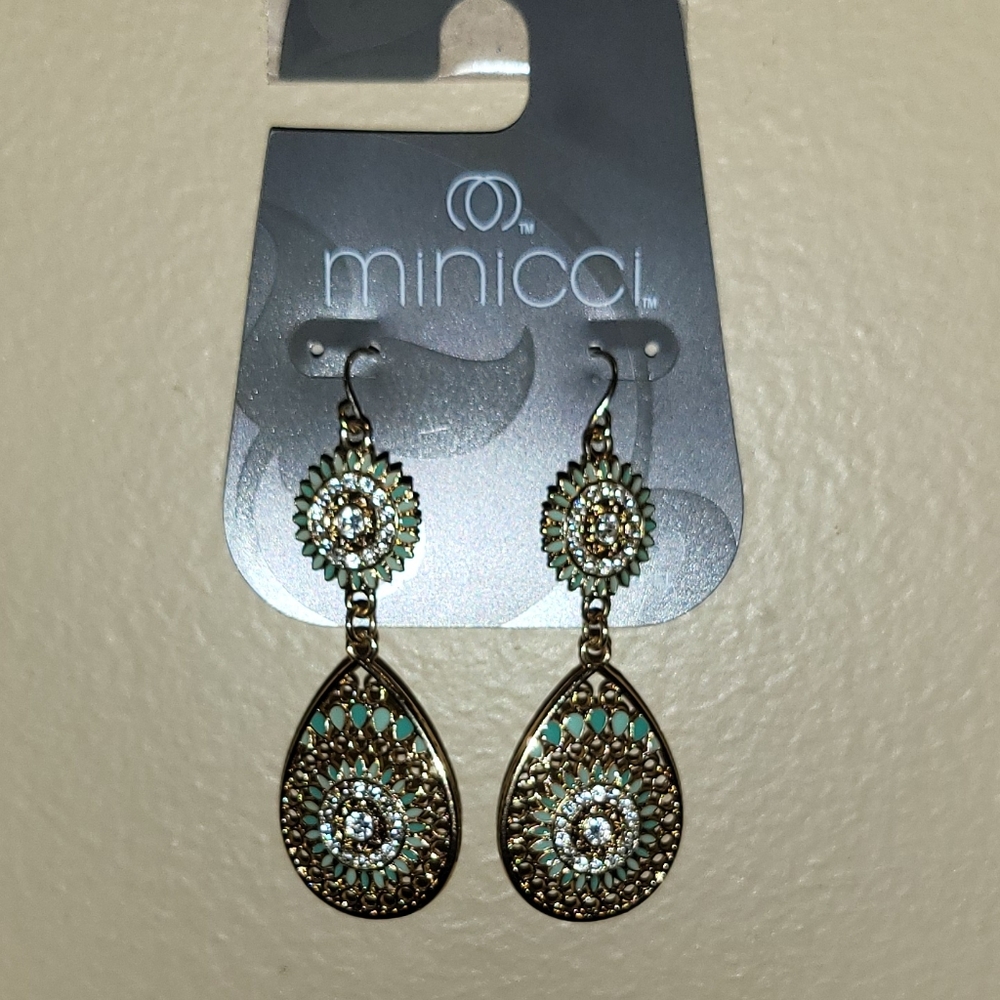 Aqua Earrings